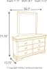 Ashley Furniture B251/31/36/46/68/66/99/92(2) Ashley Furniture B251/31/36/46/68/66/99/92(2) Juararo - 8 Pc. - Dresser, Mirror, Chest, King Poster Bed, 2 Nightstands - Dark Brown