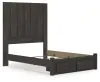 Ashley Furniture PCB3370B4 Ashley Furniture PCB3370B4 Fraluna - Queen Panel Storage Bed - Charcoal