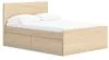 Ashley Furniture EB9632B11 Ashley Furniture EB9632B11 Onita - Full Panel Platform Bed With 1 Side Storage - Natural