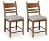 Ashley Furniture PCD824-924 Greddinton - Upholstered Barstool (Set of 2) - Brown