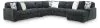 Ashley Furniture 98105S12 Ashley Furniture 98105S12 Midnight-Madness - 5-Piece Sectional With RAF Corner Chaise And LAF Sofa - Gunmetal