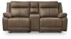 Ashley Furniture PC82305S2 Ashley Furniture PC82305S2 Max-Momentum - 3-Piece Power Reclining Sectional Loveseat With Audio Console - Biscotti