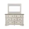 Liberty Furniture 520-BR51 Abbey Park - Mirror - Antique White