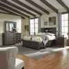 Liberty Furniture 759-BR-KBBDMN Liberty Furniture 759-BR-KBBDMN Thornwood Hills - 4 Piece Bedroom Set (King Bookcase Bed, Dresser & Mirror, Nightstand) - Rock Beaten Brown
