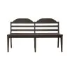 Liberty Furniture 297-C2000B Paradise Valley - Ladder Back Bench - Saddle Brown