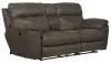 Jackson Furniture Industries 1009-1153/18-1253/18 Atlas - Reclining Console Loveseat With Storage - Charcoal