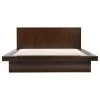 CoasterEssence 200711KE Jessica - Eastern King Platform Bed With Rail Seating - Cappuccino