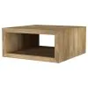 Coaster Fine Furniture 706838 Benton - Square Solid Mango Wood Coffee Table - Natural