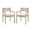 New Classic G6235-DC Arden - Wood And Wicker Patio Dining Chair (Set of 2) - Natural / Brown