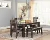 Ashley Furniture D596-35 Haddigan - Rectangular Dining Room Extension Table - Dark Brown