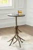 Ashley Furniture A4000606 Lemkins - Accent Table - Black / Antique Gold Finish