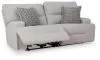 Ashley Furniture 93605S16 Ashley Furniture 93605S16 Acklen Place - 2-Piece Power Reclining Sectional Loveseat - Pewter