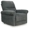 Ashley Furniture 1790312 Aureta - Power Lift Recliner - Charcoal