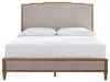 Ashley Furniture B895B7 Ashley Furniture B895B7 Sharlance - California King Upholstered Panel Bed - Light Brown