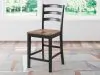 Ashley Furniture D634-124 Wildenauer - Barstool (Set of 2) - Brown / Black