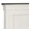 Liberty Furniture 417-BR-KPB Liberty Furniture 417-BR-KPB Allyson Park - King Panel Bed - Wirebrushed White / Charcoal