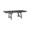 Liberty Furniture 131-CD-7TRS Newport - 7 Piece Trestle Table Set - Smokey Gray / Carbon Gray