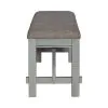 Liberty Furniture 131-C9001B Newport - Dining Bench - Smokey Gray / Carbon Gray