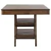 CoasterEssence 115208-S5 Dewey - 5 Piece Rectangular Dining Table Set - Walnut