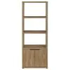 Coaster Fine Furniture 701703 Tabby - 3-Shelf Engineered Wood Media Tower - Mango