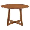 CoasterEveryday 108471 Dinah - Round Solid Wood Dining Table - Walnut