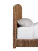 CoasterEssence 300501QB1 Laughton - Woven Banana Leaf Queen Panel Headboard - Amber