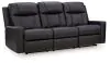 Benchcraft® 7471388 Mackmenville - Reclining Sofa - Carbon