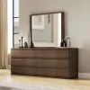ACME BD07274 Zoey - Mirror - Brown Oak