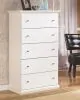 Ashley Furniture B139-46 Bostwick Shoals - Five Drawer Chest - White