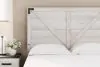 Ashley Furniture EB4121-156 Shawburn - Full Crossbuck Panel HDBD - Whitewash