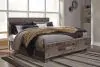 Ashley Furniture B200B43 Ashley Furniture B200B43 Derekson - Queen Panel Bed With 2 Side Storage - Multi Gray
