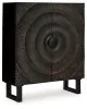 Ashley Furniture A4000660 Fosterman - Accent Cabinet - Distressed Black