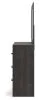 Ashley Furniture PCB2108B1 Hollivern - Dresser And Mirror - Dark Gray