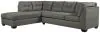 Ashley Furniture 34927S1 Pitkin - Left Arm Facing Corner Chaise 2 Pc Sectional - Slate