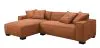 Intercon SY-SC-CRTLAF-RST-LAF Carter - Left Side Facing Chaise - Aumerry New Buck Rust