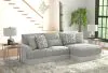 Jackson Furniture Industries 3480/46/76-18 Titan - 2 Piece Sofa Chaise With Comfort Coil Seating (Right Side Facing Chaise) - Moonstruck