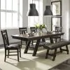 Liberty Furniture 116-B900124 Lawson - Counter Bench - Light & Dark Espresso