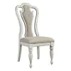 Liberty Furniture 244-DR-5LTS Magnolia Manor - 5 Piece Leg Table Set With Upholstered Chairs - Antique White