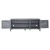 Liberty Furniture 2077-AC6526 Marisol - 3 Door Accent TV Stand - Washed Gray