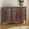 New Classic B532-050 Constantine - Dresser With Marble Top - Cherry
