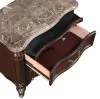 New Classic B532-040 Constantine - Nightstand With Marble Top - Cherry