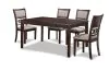 New Classic D1701-160-CHY New Classic D1701-160-CHY Gia - 5 Piece Dining Set (Table & 4 Chairs) - Cherry
