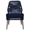 CoasterElevations 110034 Nakia - Woven Rope Dining Side Chairs (Set of 2) - Dark Navy