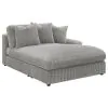 CoasterElevations 509900 Blaine - Reversible Upholstered Chaise Sectional Sofa - Fog