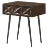 CoasterEveryday 959539 Ezra - 1-Drawer Rectangular Accent Side Table - Coffee Brown