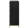 Coaster Fine Furniture 224335 Arini - 5-Drawer Bedroom Chest - Black