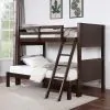 Furniture of America CM-BK658WN-TF-BED Stamos - Twin / Full Bunk Bed - Walnut