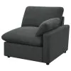 Coaster Fine Furniture 609532P Collins - Modular Power Loveseat - Dark Gray
