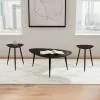 Coaster Fine Furniture 707918-S3 Odessa - 3 Piece Triangular Coffee And End Table Set - Black