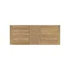 Intercon HD-TA-40104-RWR-C Hendricks - Trestle Table - Rustic Wheat / Raven